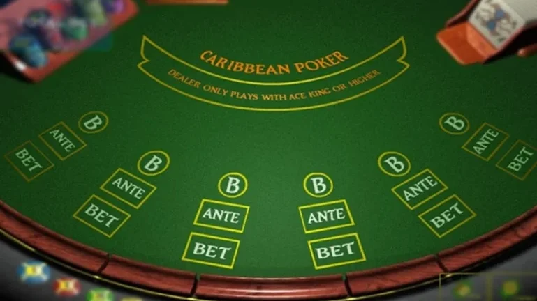 캐리비안 스터드 게임 테이블