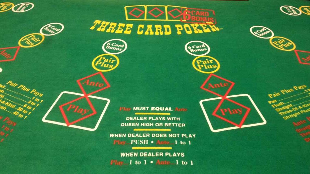 쓰리 카드 포커 게임 진행