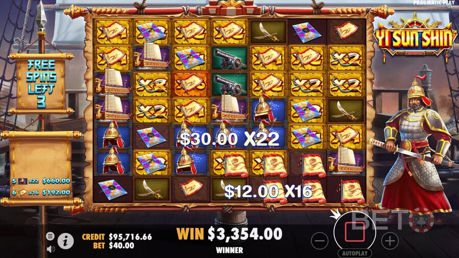 프라그마틱 플레이, 이순신을 소재로 한 슬롯 게임 제공