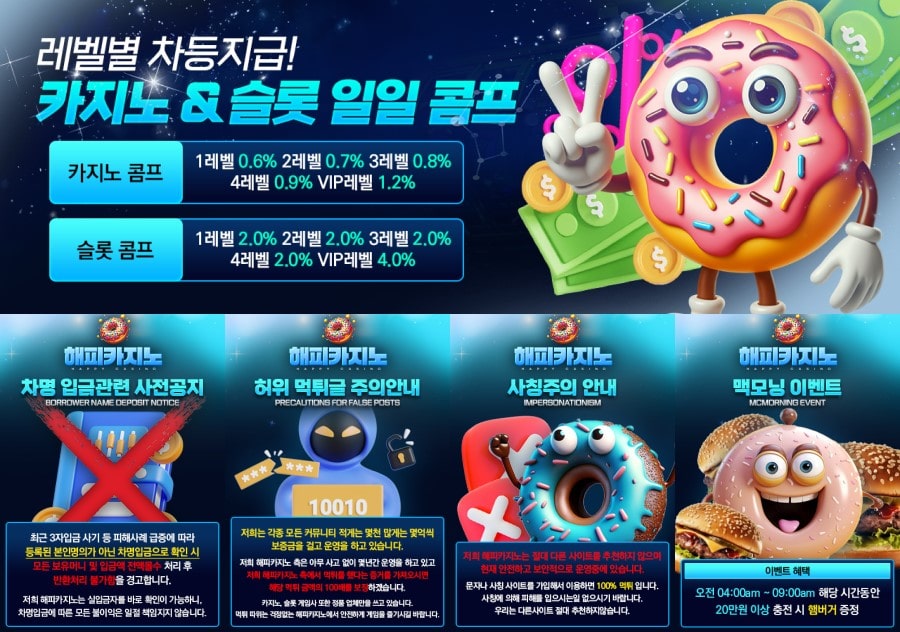 해피카지노 회원 가입 방법 안내