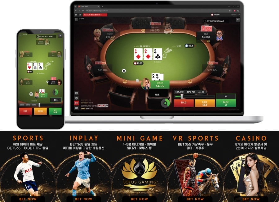 브라보카지노 제공 게임 안내