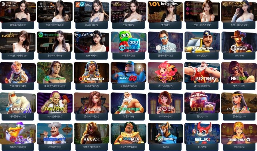 사이다카지노 제공 게임 안내