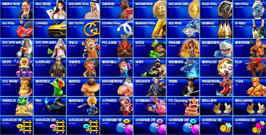 부자벳카지노 제공 게임 안내