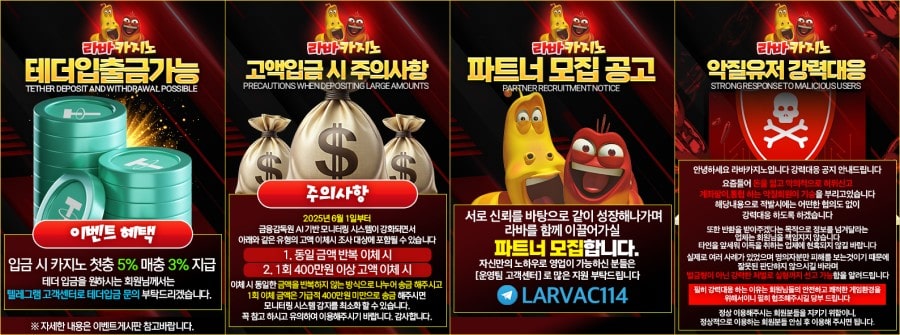 라바카지노 이용 방법 안내